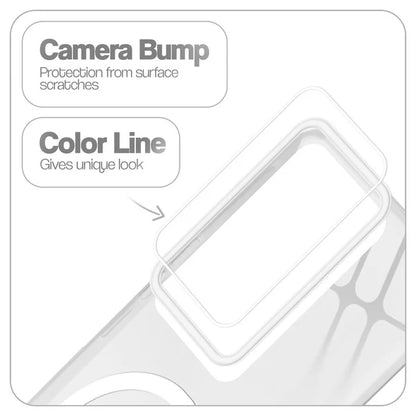 Vivo V29/V29 Pro 5g Crystal Clear Anti-Yellowing Wireless Charging Support Case - Crystal White