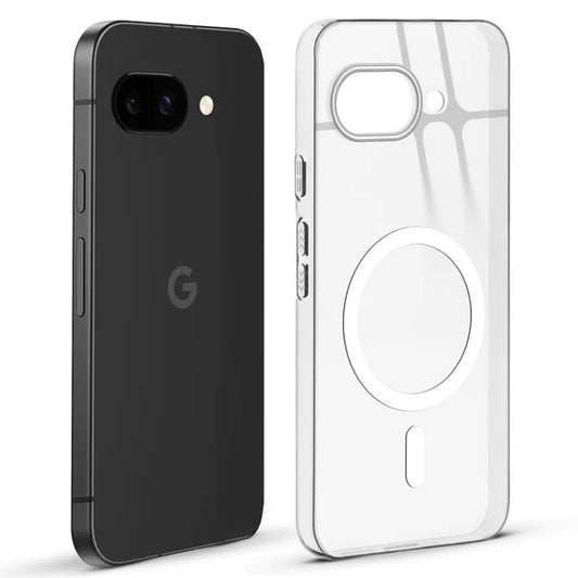 Google Pixel 9A 5g Anti-Yellow Crystal Clear With Magsafe Hard Back Case Cover