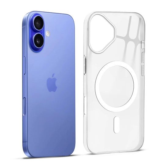 Apple iPhone 16 Anti-Yellow Crystal Clear With Magsafe Hard Back Case Cover