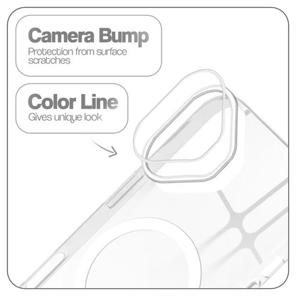 Apple iPhone 16 Premium Crystal Clear Anti-Yellowing Wireless Charging Support Case - Crystal White