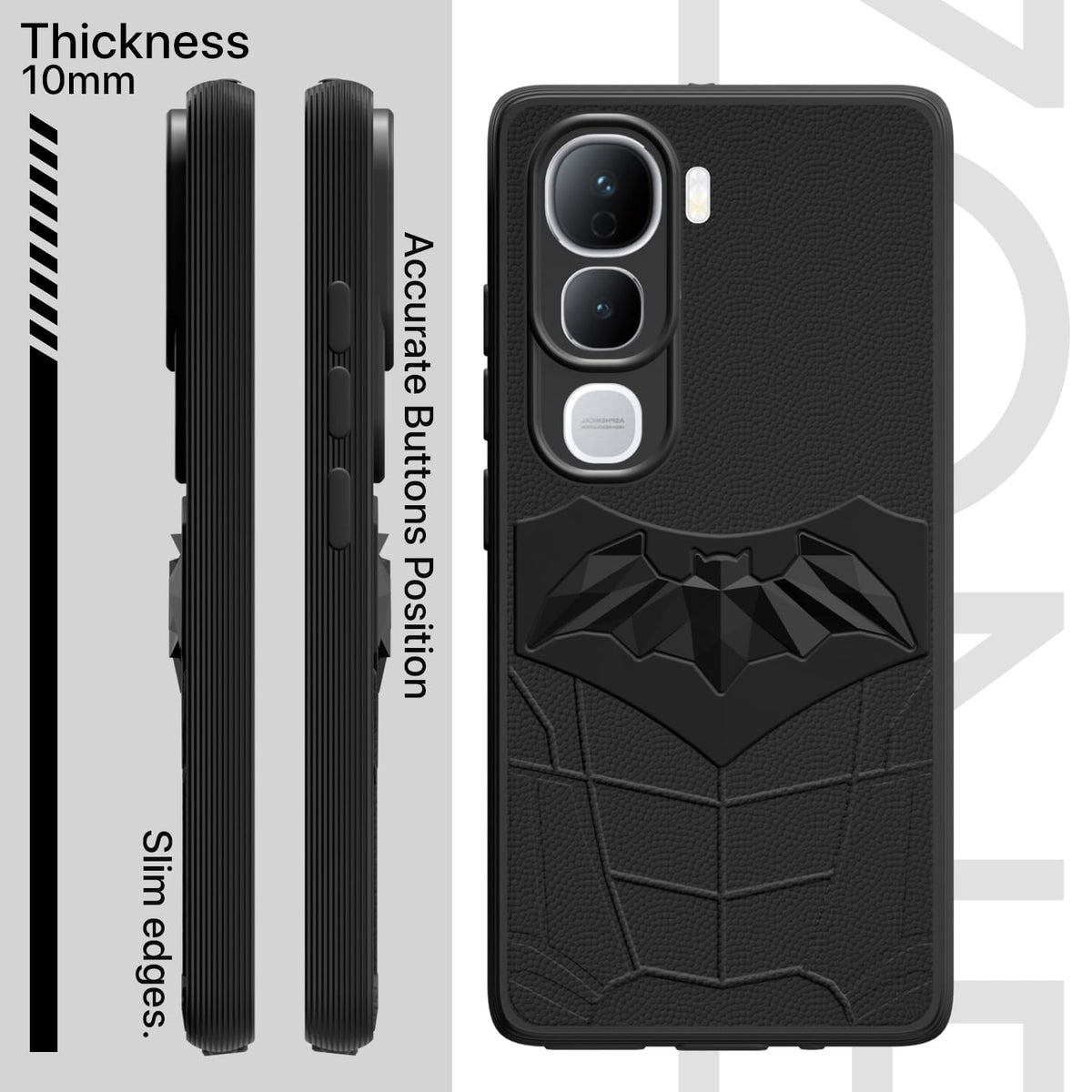 Vivo Y400 Pro 5G Soft Silicone Back Case Cover - Batman
