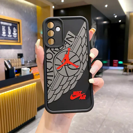 Samsung M34/F34 5G Jordan Soft Silicone Cute 3D Cartoon Back Cover Case - Jordan 1