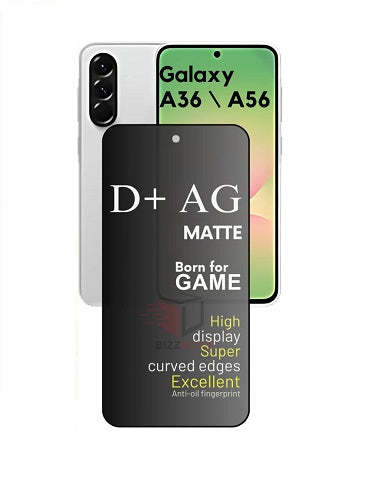 Samsung A36 5g Gaming Special D+ AG Matte Tempered Glass Anti Fingerprint