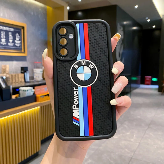 Samsung M15 5G BMW Soft Silicone Cute 3D Cartoon Back Cover Case - BMW