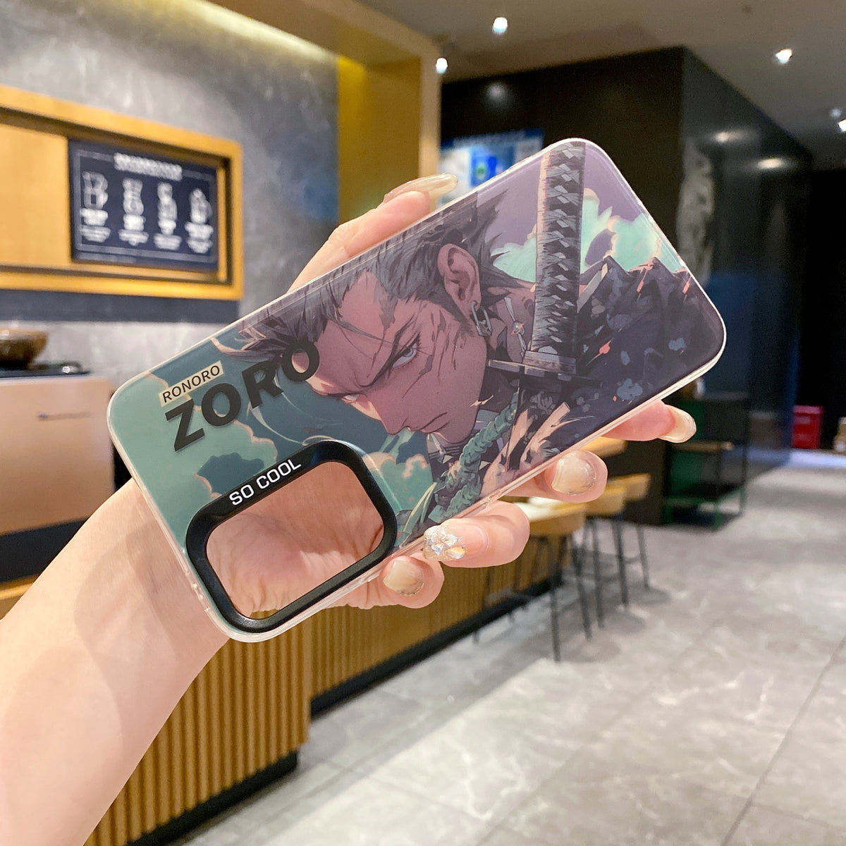 Samsung S23 FE 5G Anime ZORO IMD Printed Back Case cover - ZORO
