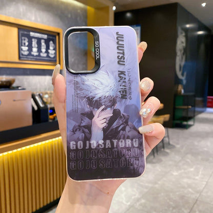 Samsung A14 5G Anime Satoru Gojo IMD Printed Back Case cover - Satoru Gojo 1
