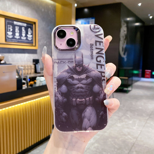 Apple iPhone 15 Pro Max Premium New Anime IMD Printed Gradient Back Case - Batman