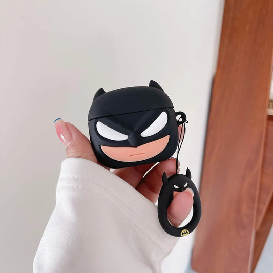 New Cute 3D Cartoon Design BATMAN Case Cover for Apple Airpods (BATMAN)