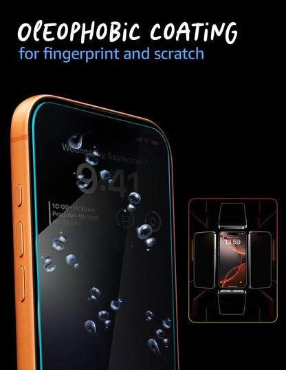 Apple iPhone 17 Pro Max Border-Less Dust Proof Gorilla Crystal Clear Tempered Glass