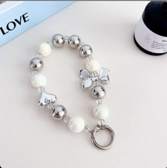 Luxury Girlish Handmade Bracelet Pendant Acrylic Beads Mobile Phone Charms - Pattern 20