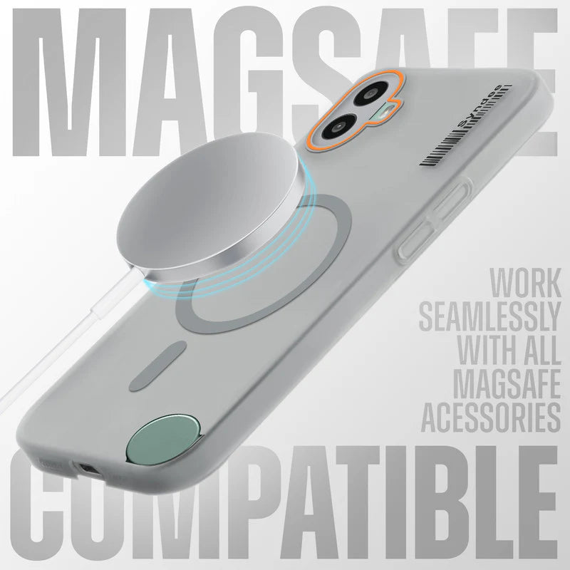 Nothing CMF Phone 1 5G Premium Magnetic Frosted Ultra Slim Back Case - Frosted Grey