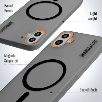 Nothing CMF Phone 1 5G Premium Magnetic Frosted Ultra Slim Back Case - Frosted black