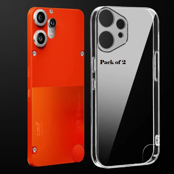 (Pack Of 2) Nothing Cmf Phone 2 Pro 5g Anti-Yellow Crystal Clear Hard Back Case Cover