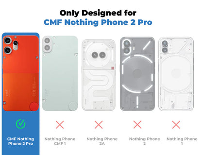 Nothing CMF Phone 2 Pro 5G Premium Magnetic Frosted Ultra Slim Back Case - Frosted black