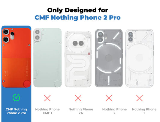 Nothing CMF Phone 2 Pro 5G Premium Magnetic Frosted Ultra Slim Back Case - Frosted black