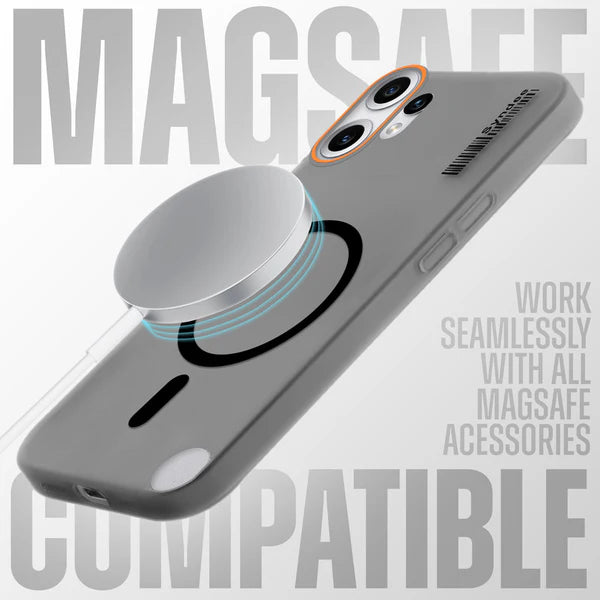 Nothing CMF Phone 2 Pro 5G Premium Magnetic Frosted Ultra Slim Back Case - Frosted black