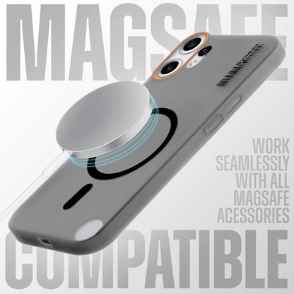 Nothing CMF Phone 2 Pro 5G Premium Magnetic Frosted Ultra Slim Back Case - Frosted black