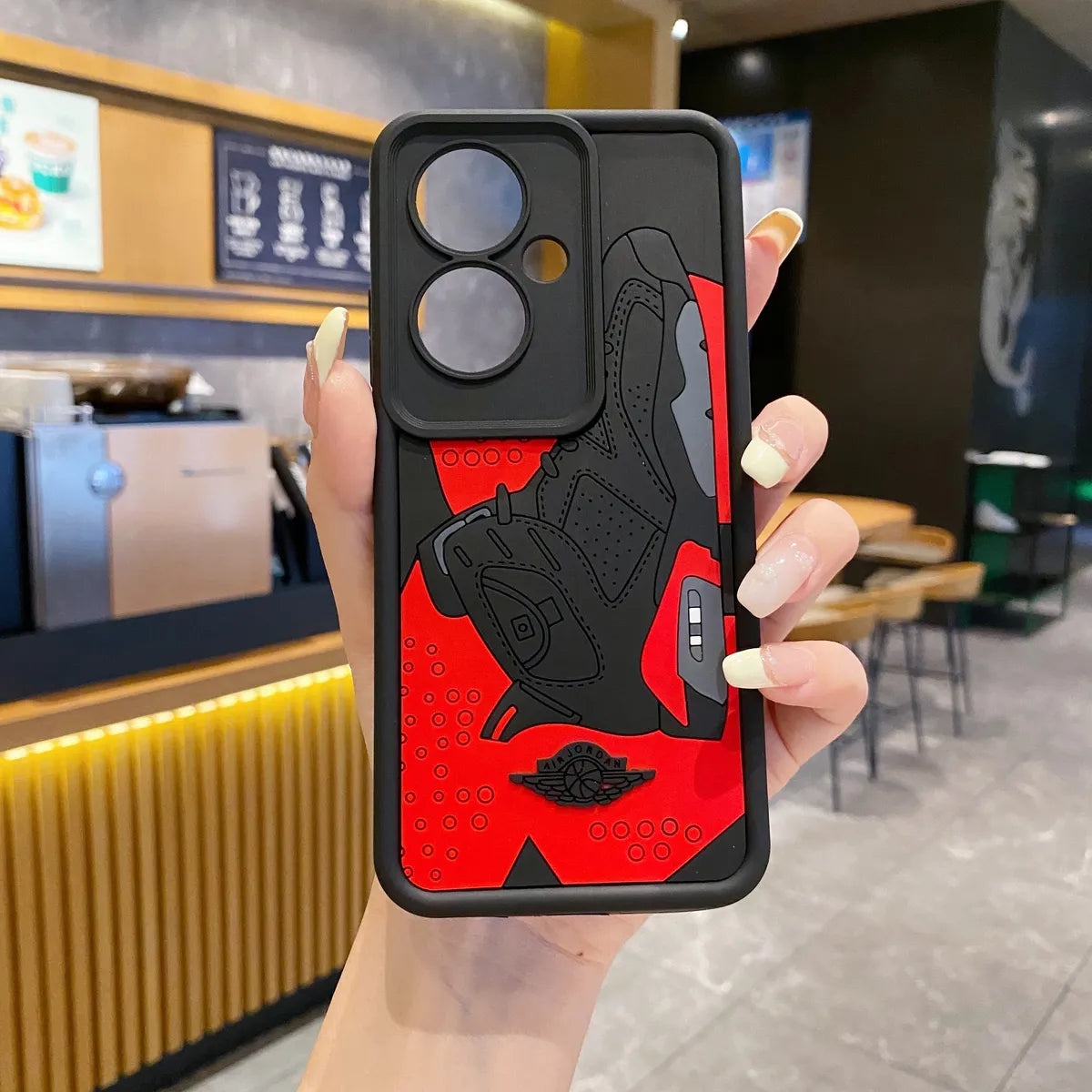 Oppo F25 Pro 5G Jordan Soft Silicone Cute 3D Cartoon Back Cover Case - Jordan 2