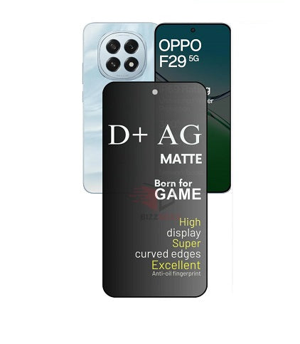 Oppo F29 5g Gaming Special D+ AG Matte Tempered Glass Anti Fingerprint
