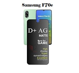 (Pack Of 1)Samsung F70e 5g Gaming Special D+ AG Matte Tempered Glass Anti Fingerprint