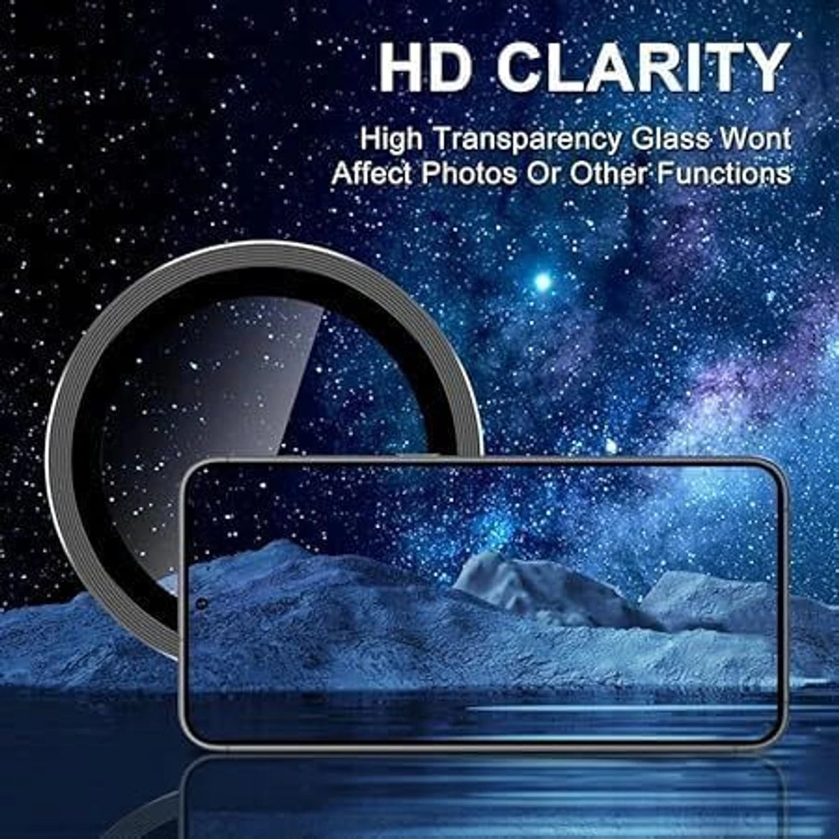 Vivo V70/V70 Elite 5g Camera Lens Protector with Aluminum Alloy Rings