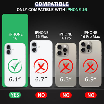 Apple iPhone 16 Anti Yellow Clear Magsafe Back Case Cover - White