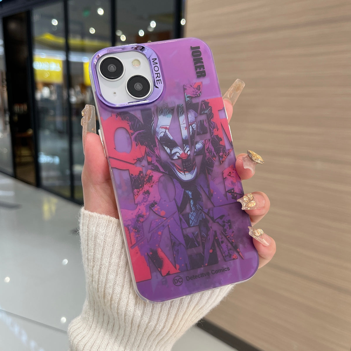 Apple iPhone 13 Pro Premium New Anime IMD Printed Gradient Back Case - Joker