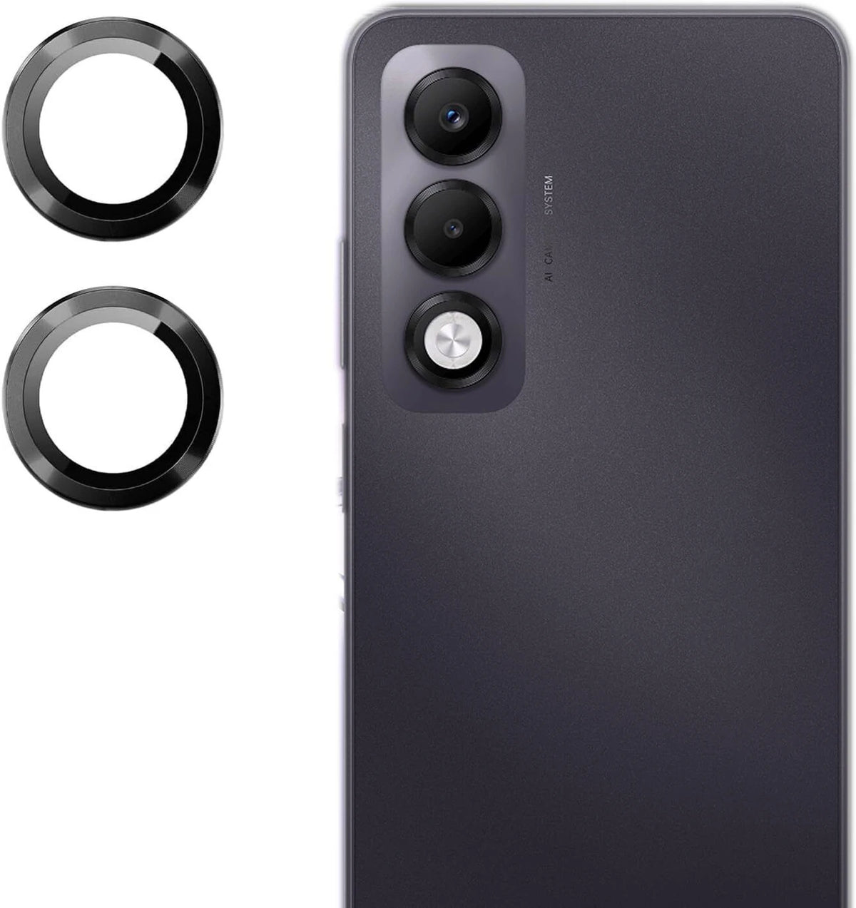 Oppo K13X 5g Camera Lens Protector with Aluminum Alloy Rings