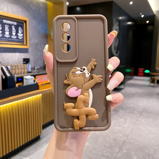 OnePlus Nord Ce 4 5G Spinner Jerry Soft Silicone Cute 3D Cartoon Back Cover Case - Spinner Jerry
