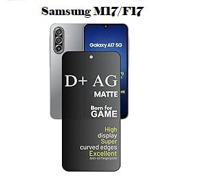 (Pack Of 1)Samsung M17 5g Gaming Special D+ AG Matte Tempered Glass Anti Fingerprint