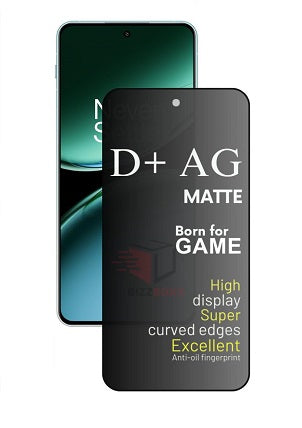 (Pack Of 3) OnePlus Ce 3 Lite 5g Gaming Special D+ AG Matte Tempered Glass Anti Fingerprint