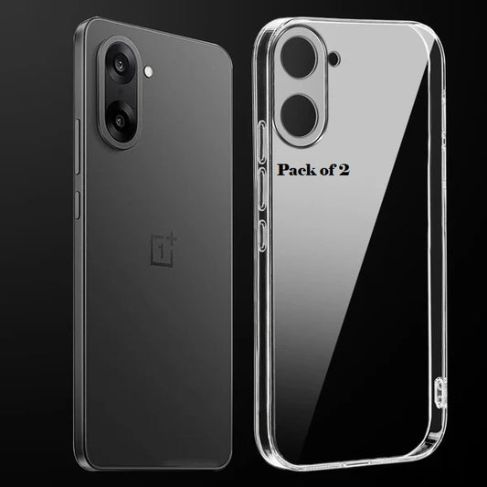 (Pack Of 2)Oneplus Nord Ce 5 5g Anti-Yellow Crystal Clear Hard Back Case Cover