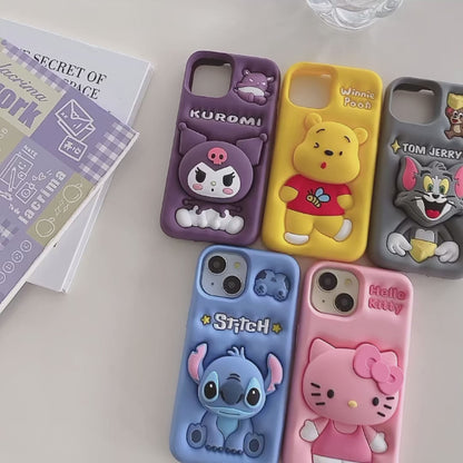 Apple iPhone Winnie Pooh Pop Sockets Soft Silicone cases ( Winnie Pooh )