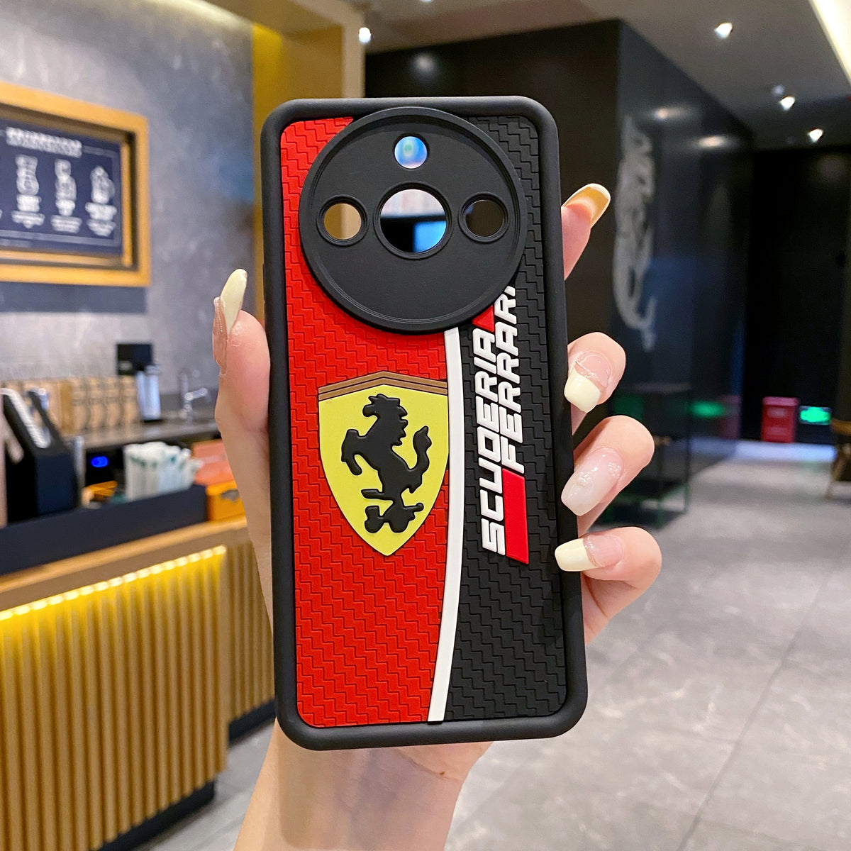 Realme 11 Pro/11 Pro+ 5G Ferrari Soft Silicone Cute 3D Cartoon Back Cover Case - Ferrari