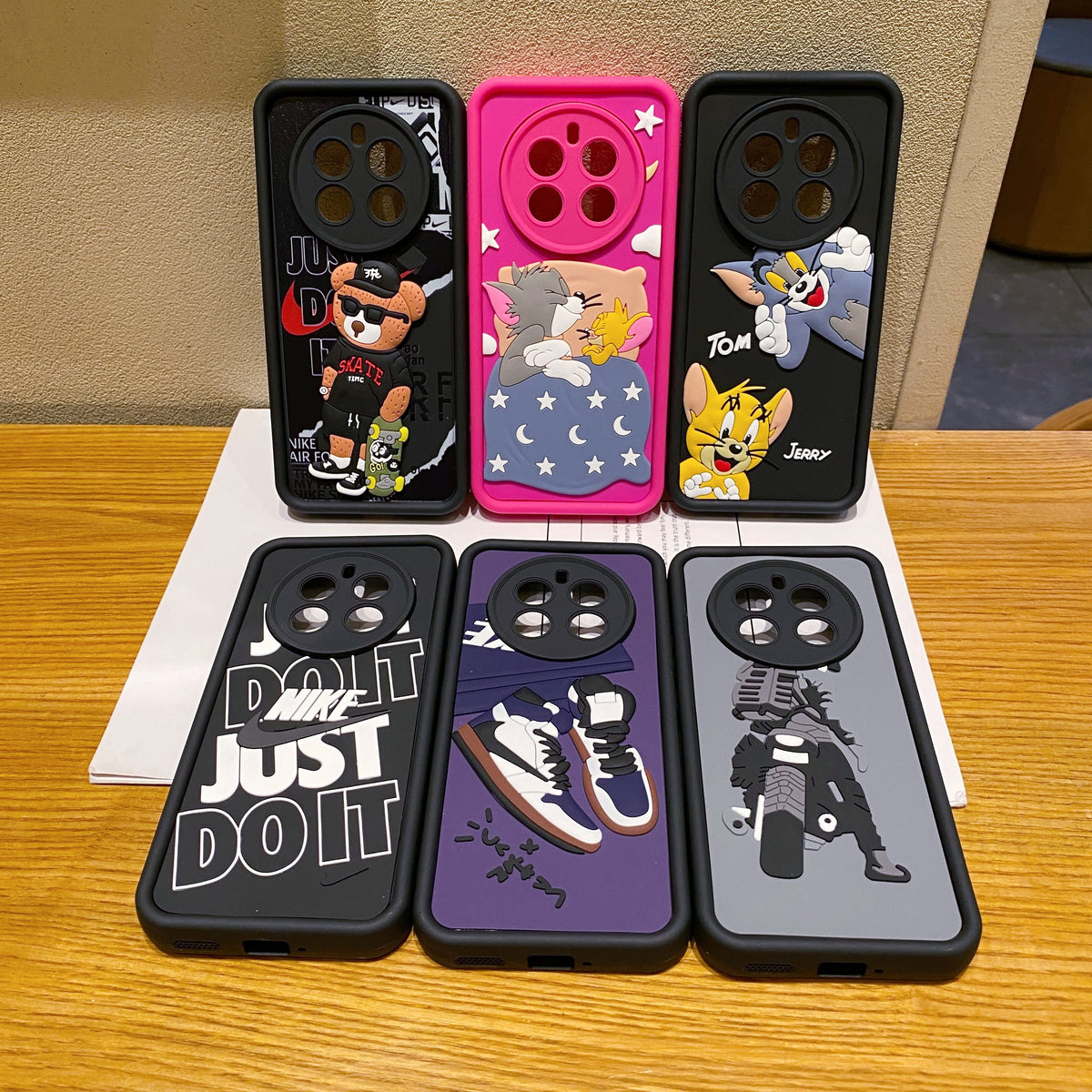 Realme P1/Narzo 70/Narzo 70 Pro 5G Moto Rider Soft Silicone Cute 3D Cartoon Back Cover Case - Moto Rider