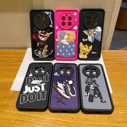 Realme P1/Narzo 70/Narzo 70 Pro 5G Moto Rider Soft Silicone Cute 3D Cartoon Back Cover Case - Moto Rider