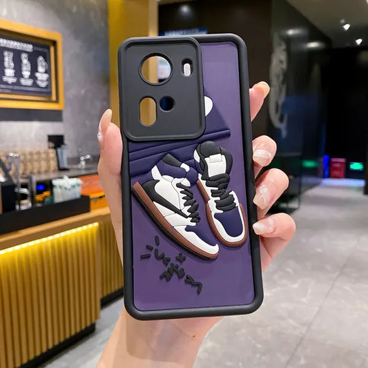 Oppo Reno 11 5G Nike Soft Silicone Cute 3D Cartoon Back Cover Case - Nike 2