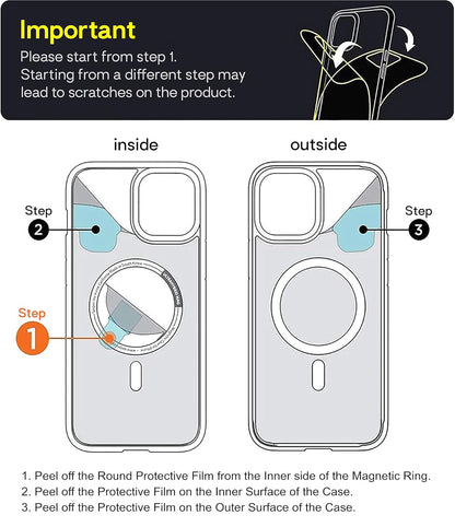 Samsung S23 Fe 5g Anti Yellow Clear Magsafe Back Case Cover - White