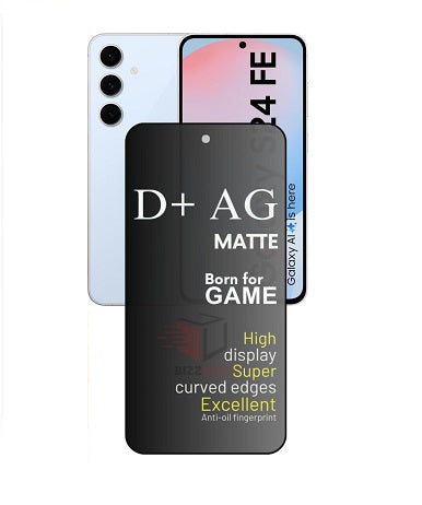 Samsung S24 Fe 5g Gaming Special D+ AG Matte Tempered Glass Anti Fingerprint