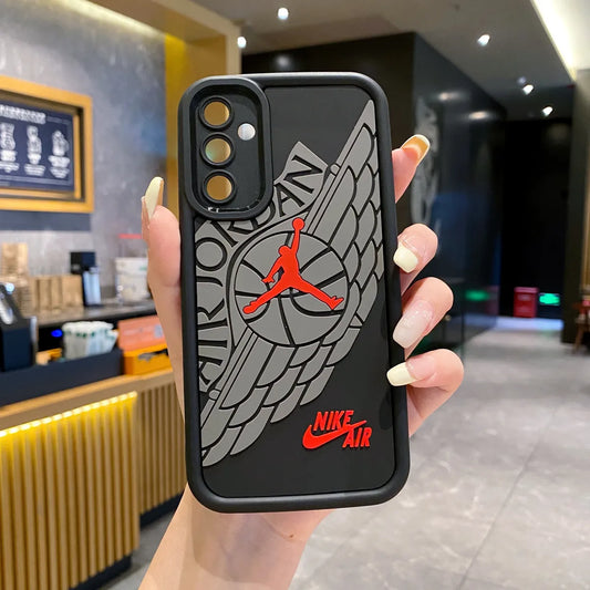 Samsung S24 5G Jordan Soft Silicone Cute 3D Cartoon Back Cover Case - Jordan 1
