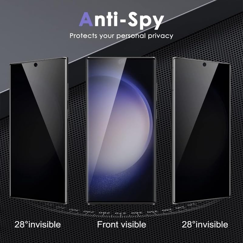 (Pack of 2)Samsung S24 Ultra 5g Anti-Spy 360 Privacy Tempered Glass
