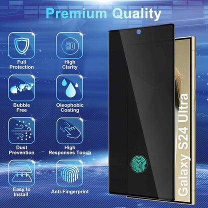 Samsung S24 Ultra 5g Anti-Spy 360 Privacy Tempered Glass