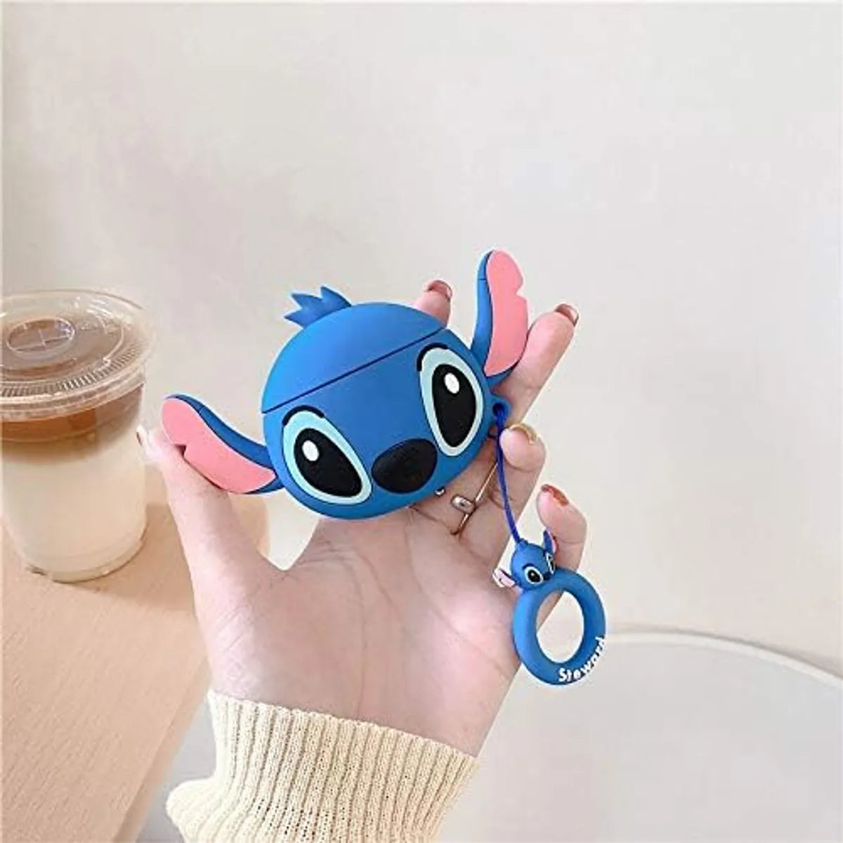 New Cute 3D Cartoon Design STITCH Case Cover for Apple Airpods (STITCH)