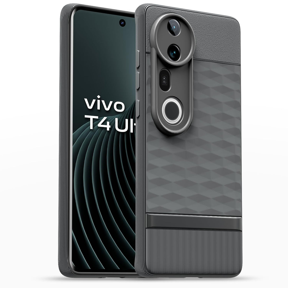 Vivo T4 Ultra 5G Soft Silicone Back Case Cover - Hexa Cube 3