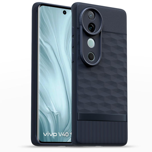 Vivo V40 5G Soft Silicone Back Case Cover - Hexa Cube 2