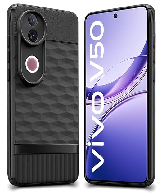Vivo V50 5G Soft Silicone Back Case Cover - Hexa Cube 1