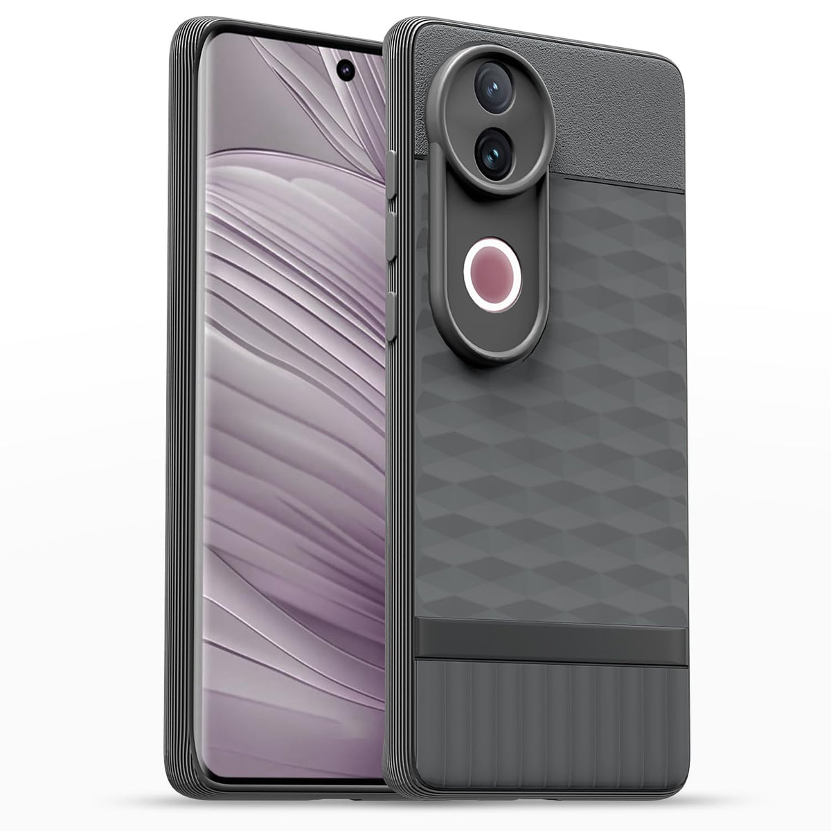 Vivo V50 5G Soft Silicone Back Case Cover - Hexa Cube 3