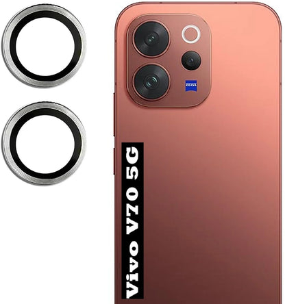 Vivo V70/V70 Elite 5g Camera Lens Protector with Aluminum Alloy Rings