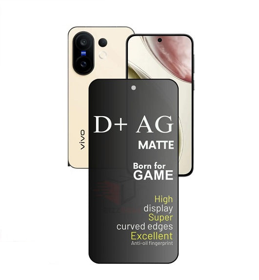 (Pack of 3) Vivo X200 Fe 5g Gaming Special D+ AG Matte Tempered Glass Anti Fingerprint