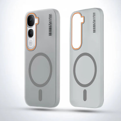 Vivo Y400 Pro 5G Premium Magnetic Frosted Ultra Slim Back Case - Frosted Grey